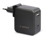 GEMBIRD Cargador Universal Portátil 60W con Cable Tipo C y Cable de 10 Conectores Incluye Lenovo