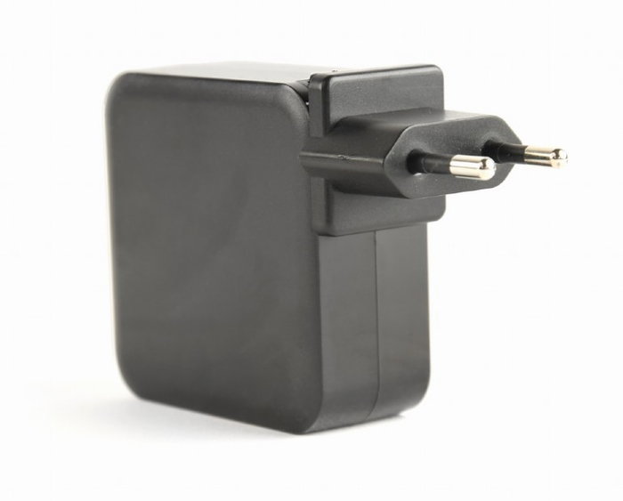 GEMBIRD Cargador Universal Portátil 60W con Cable Tipo C y Cable de 10 Conectores Incluye Lenovo