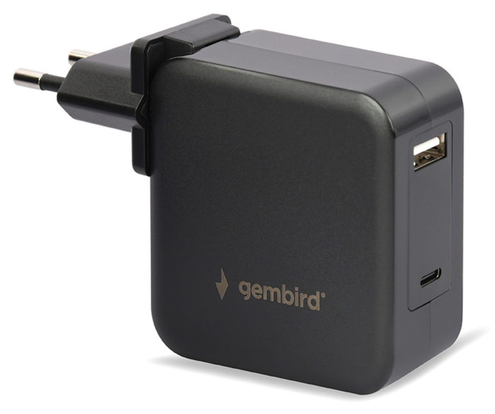 GEMBIRD Cargador Universal 60W NPA-PD60-01 con Cable Tipo C y 10 Conectores