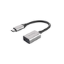 Hyper Adaptador USB-C a USB-A 10 Gbps Certificado Works With Chromebook Negro/Plata