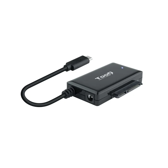 Tooq TQHDA-02C Adaptador USB-C a SATA para Discos Duros 2.5/3.5 con Alimentador Negro Tooq TQHDA-02C Adaptador USB-C a SATA para Discos Duros 2.5/3.5 con Alimentador Negro
