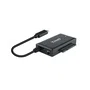 Tooq TQHDA-02C Adaptador USB-C a SATA para Discos Duros 2.5/3.5 con Alimentador, Negro