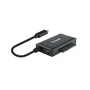 Tooq TQHDA-02C Adaptador USB-C a SATA para Discos Duros 2.5 y 3.5 con Alimentador - Negro