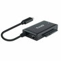 Tooq TQHDA-02C Adaptador USB-C a SATA para Discos Duros 2.5 y 3.5 con Alimentador - Negro