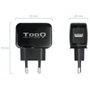 Tooq Cargador de Pared TQWC-1S01 12W Negro