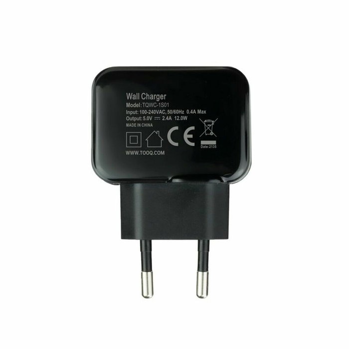 Tooq Cargador de Pared TQWC-1S01 12W Negro