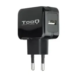 TooQ Cargador de Pared TQWC-1S01, 1xUSB, 12W, Negro