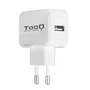 Tooq Cargador de Pared USB 5V 2.4A, 1 Puerto USB, Blanco