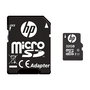 HP PNY HP MicroSDHC Tarjeta de Memoria 32 GB U1 Clase 10, Velocidad 20 MB/s Lectura 15 MB/s Escritura, Negro, Incluye Adaptador SD