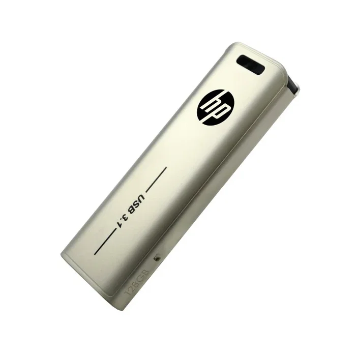 HP Unidad Flash USB x796w 128 GB Plata, USB 3.2 Gen 1 (3.1 Gen 1) Tipo A, hasta 75 MB/s, Diseño Compacto con Llavero, 128GB