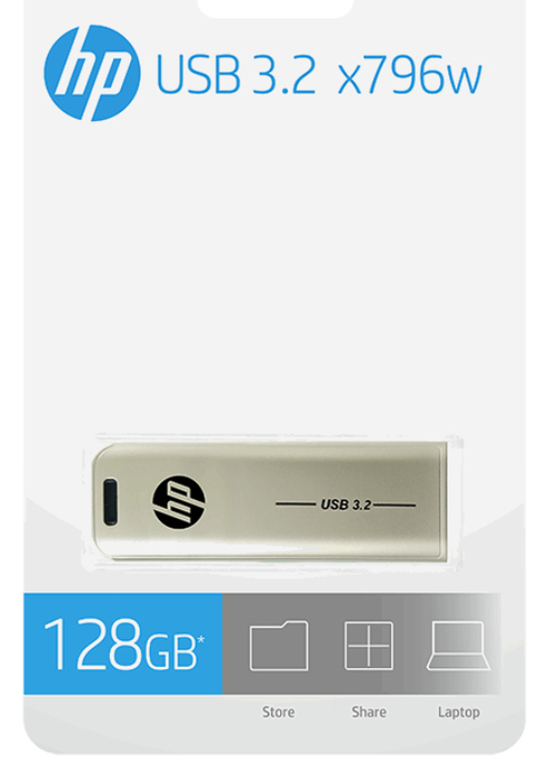 HP Pendrive USB 3.1 128GB Metal