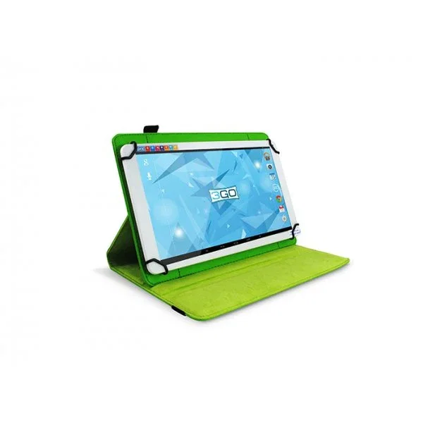 3GO CSGT23 Funda Folio para Tablet 17.8 cm (7") Universal Verde - Imitación Piel con Función Modo Espera