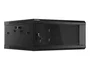 Lanberg Armario Mural Rack 19 pulgadas 4U Negro