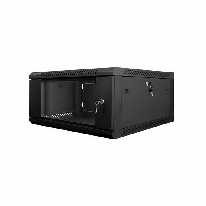 Lanberg Armario Mural Rack 19 pulgadas 4U WF01-6604-10B Negro