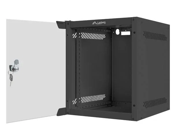 Lanberg WF10-2306-10B Armario Mural Rack 10 Pulgadas 6U Negro
