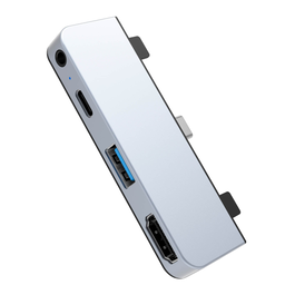 HYPER HD319E-SILVER Estación Dock para Tableta Plata Compatible con iPad Pro, iPad Air, iPad mini 6