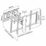 Tooq Soporte de Pared LP75100TN-B para TV de 60-100 Pulgadas Negro