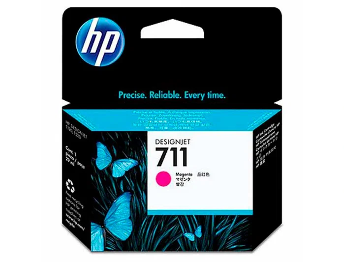 HP 711 Multipack Magenta (CZ135A) de 29 ml (Pack 3)