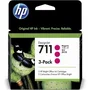 HP 711 Multipack Magenta (CZ135A) de 29 ml (Pack 3)