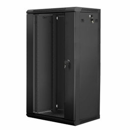 Lanberg WF01-6422-10B Armario Rack de Pared 22U Negro