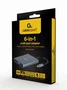 Gembird A-CM-COMBO6-01 Adaptador 6 en 1 USB Type-C Gris