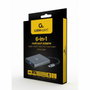 Gembird A-CM-COMBO6-01 Adaptador combinado USB tipo C 6 en 1 Gris