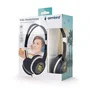 Gembird MHP-JR-BK - Auriculares Diadema para Niños con Limitador de Volumen (85 dB) Circumaural, Conector 3.5 mm, 1.2 m Cable, Negro