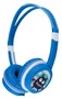 Gembird MHP-JR-B Auriculares para Niños con Limitador de Volumen, Diadema Circumaural Alámbrico Azul, Conector 3.5mm