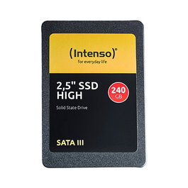Intenso SSD 240GB SATA III 2.5" 520MB/s Lectura, Resistente a Golpes, Bajo Consumo
