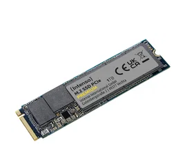 Intenso 3835460 Disco SSD NVMe M.2 1 TB PCIe Gen 3.0 x4 2280, 2100 MB/s Lectura, 1700 MB/s Escritura, 3D NAND