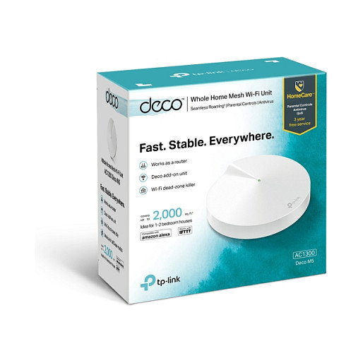 TP-Link Deco M5 (1-Pack) Sistema Mesh AC1300 Blanco