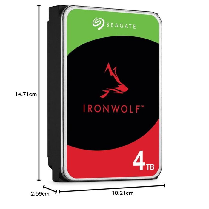 Seagate IronWolf ST4000VN006 4 TB 5400 RPM 256 MB 3.5 pulg. SATA III Seagate IronWolf ST4000VN006 4 TB 5400 RPM 256 MB 3.5 pulg. SATA III