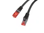 Lanberg PCF6-10CU-1000-BK Cable de Red LAN Ethernet 10m Cat6 F/UTP (FTP) Blindado RJ45 Macho Cobre LSZH Negro