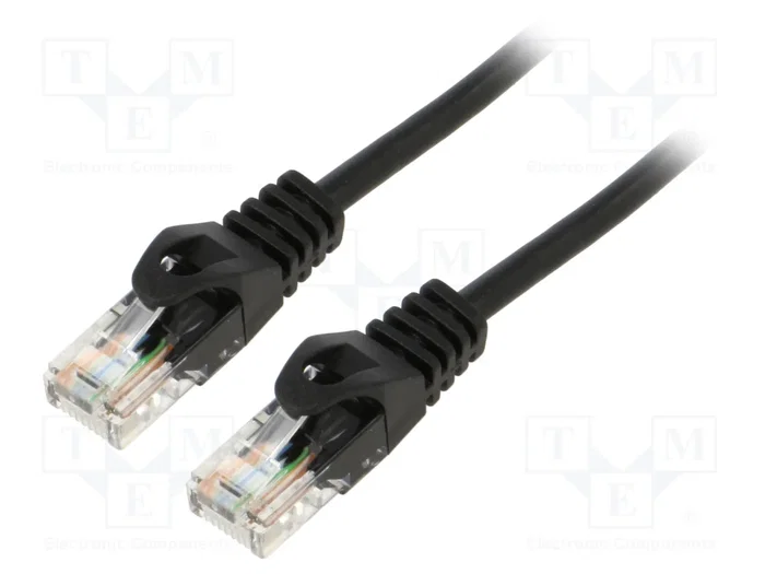 Lanberg Cable de Red Cat6 U/UTP Negro 1,5 m PCU6-10CU-0150-BK