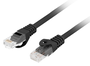 Lanberg Cable de red Cat6 U/UTP Negro 1,5 m