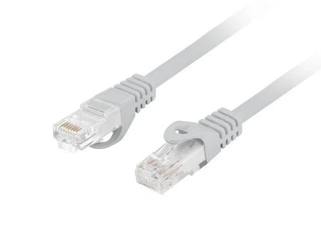 Lanberg PCU6-10CU-0050-S Cable de Red Ethernet Cat.6 UTP 0.5m Gris - Cobre, LSZH, 10 Gigabit (10000 Mbit/s), Fluke Passed
