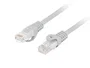 Lanberg PCU6-10CU-0050-S Cable de Red Ethernet Cat.6 UTP 0.5m Gris - Cobre, LSZH, 10 Gigabit (10000 Mbit/s), Fluke Passed