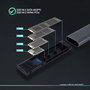 TooQ Caja Externa para SSD M.2 NVMe TQE, TQE-2223G - USB-C 3.2 10Gbps, Sin Tornillos, Compatible 2230/2280, Hasta 2TB, Mac y Windows