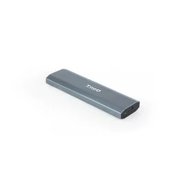 TooQ Shura Caja externa para SSD M.2 NVMe PCI Express 10 Gbit/s USB Gris