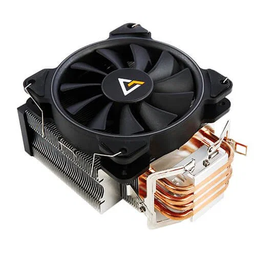 Antec A400 RGB Ventilador CPU con Iluminación ARGB, 12 cm, 4 Tubos de Calor, Compatible con Intel LGA 1150/1151/1155/1156/1200/1700 y AMD AM4/AM5