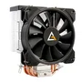 Antec A400 RGB Ventilador CPU con Iluminación ARGB, 12 cm, 4 Tubos de Calor, Compatible con Intel LGA 1150/1151/1155/1156/1200/1700 y AMD AM4/AM5