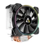 Antec A400 RGB Ventilador CPU con Iluminación ARGB, 12 cm, 4 Tubos de Calor, Compatible con Intel LGA 1150/1151/1155/1156/1200/1700 y AMD AM4/AM5