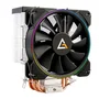 Antec A400 RGB Ventilador CPU con Iluminación ARGB, 12 cm, 4 Tubos de Calor, Compatible con Intel LGA 1150/1151/1155/1156/1200/1700 y AMD AM4/AM5