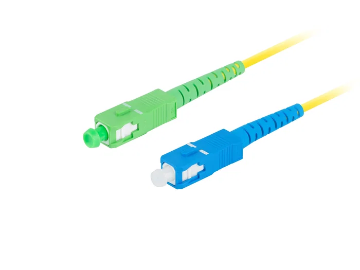 Lanberg Latiguillo de fibra óptica SC/APC a SC/UPC 3m Amarillo Lanberg Latiguillo de fibra óptica SC/APC a SC/UPC 3m Amarillo