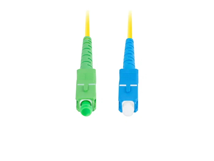 Lanberg Latiguillo de fibra óptica SC/APC a SC/UPC 3m Amarillo Lanberg Latiguillo de fibra óptica SC/APC a SC/UPC 3m Amarillo