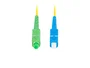 Lanberg Latiguillo de fibra óptica SC/APC a SC/UPC 3m Amarillo