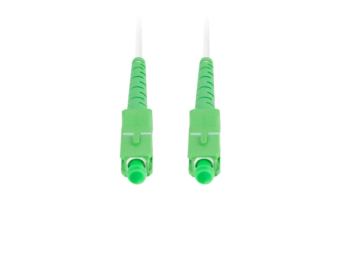 Lanberg Cable de fibra óptica FO-SASA-SS31-0050-WH 5 m SC/APC-SC/APC Blanco