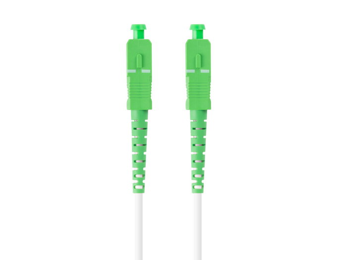 Lanberg Cable fibra óptica 10m monomodo SC/APC-SC/APC simplex G.657B3 LSZH blanco Lanberg Cable fibra óptica 10m monomodo SC/APC-SC/APC simplex G.657B3 LSZH blanco