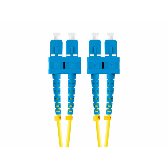 LANBERG FO-SUSU-SD11-0020-YE Cable de Fibra Óptica SC/UPC a SC/UPC 2 m Amarillo