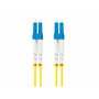 Lanberg Latiguillo de fibra óptica LC/UPC 2 m Amarillo